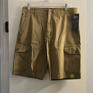 Lee Men's Cargo Shorts in Khaki Brown